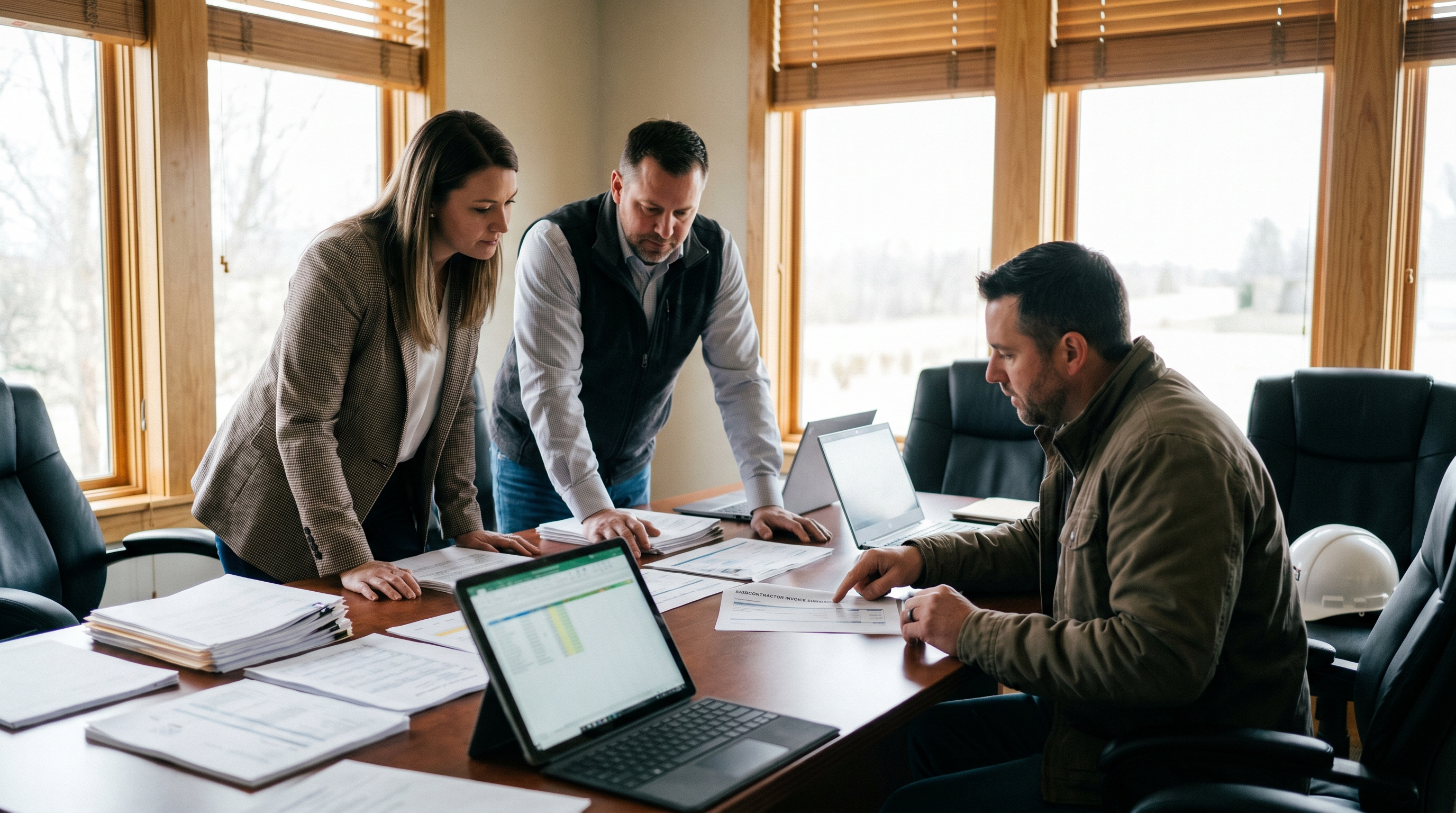 Subcontractor business growth through smart payment management